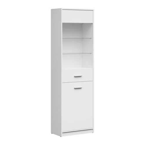 Vitrine 2 Portes Stratifiés Blanc
