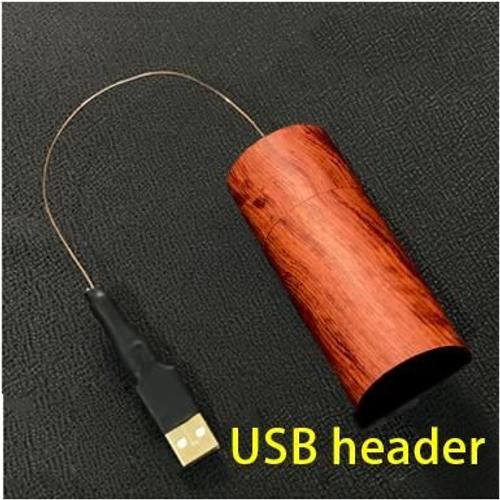 cuivre - Bois rose usb - Câble Audio HiFi, boucle de terre, filtre anti-bruit, trou noir, élimine l'électricité statique, purificateur d'énergie électronique