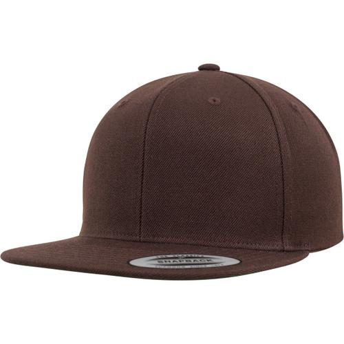 Flexfit Classic 6-Panel Snapback Casquette - Brun