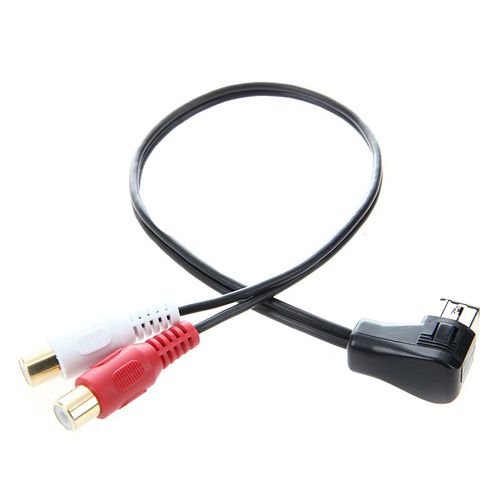 Câble d'entrée Audio RCA AUX plomb, accessoire de voiture, pour Pioneer CD-RB10 MP3