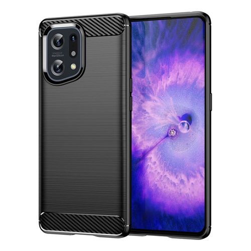 Coque De Téléphone Portable Ultra-Mince,Nior Étui En Fiber De Carbone Brossé, Léger Et Entièrement Protégé, Pour Oppo Find X5 Lite