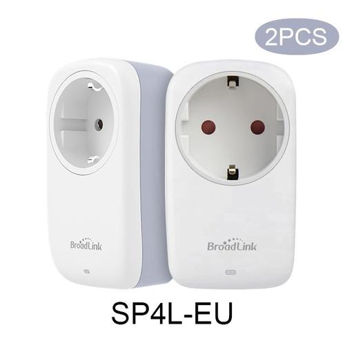 Plug ue - 2 PCS SP4L UE - prise intelligente européenne SP4L, Wifi, avec minuterie, fonctionne avec Alexa Google Home Siri, pour domotique prise connectée wifi