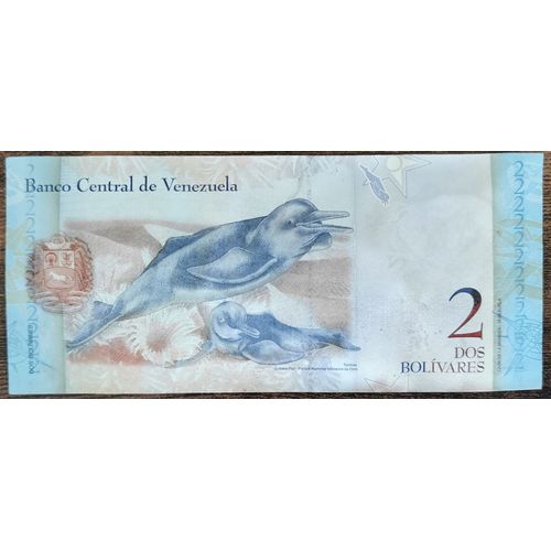Billet 2 Bolivares Venezuela - 2012 - Dauphin - Francisco De Miranda
