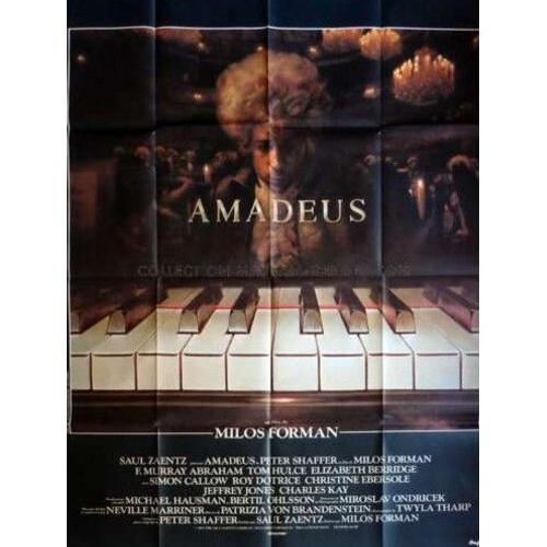 Amadeus - Affiche Originale De Cinéma - Format 120x160 Cm - Un Film De Milos Forman Avec Tom Hulce, F. Murray Abraham, Elizabeth Berridge, Simon Callow - Année 1984