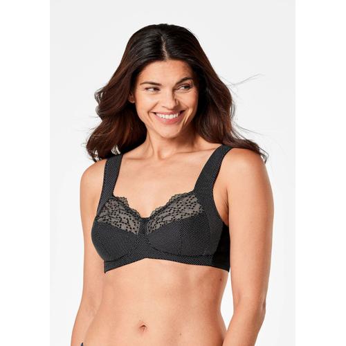 Soutien-Gorge Sans Armatures Avec Bretelles Confortables - Noir - Gr. 95 C