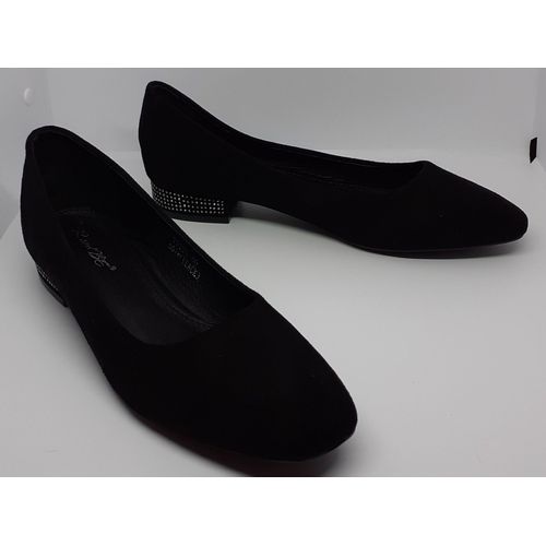 Ballerines Noires À Strass, T. 40