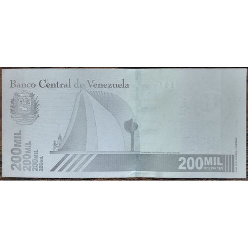 Billet 200000 Bolivares Venezuela - 2019 - Mousoleo Del Libertador Simon Bolivar