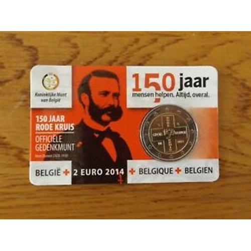 2 Euro Belgique 2014: Croix-Rouge De Belgique- Bu Coincard