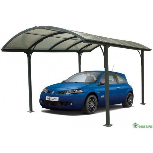 Carport Aluminium - Toit Demi-Rond 14,62 M2