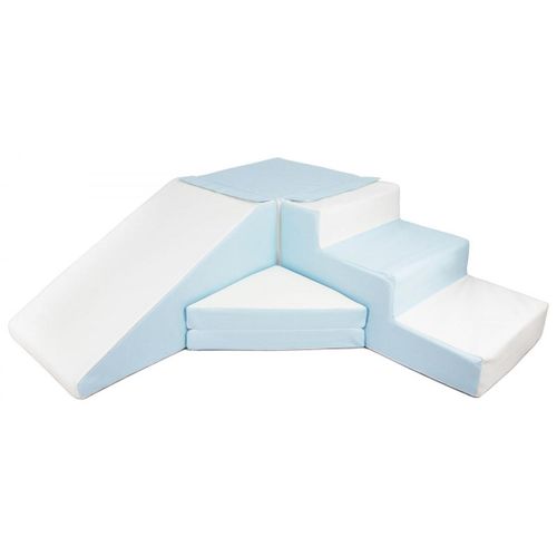 Set De 4 Blocs En Mousse Pour Le Jeu Blanc, Bleu (Pastel)