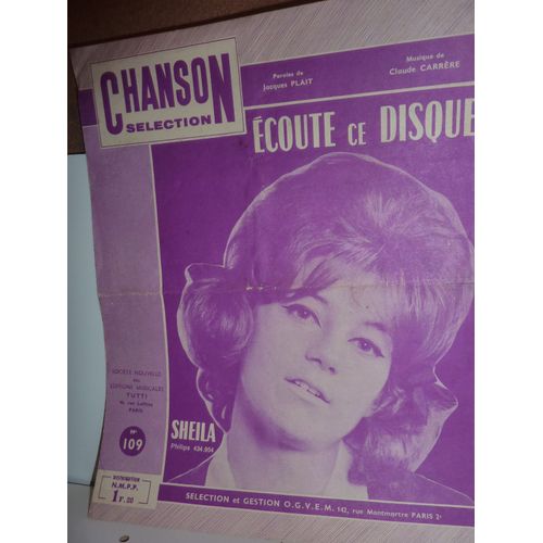 Sheila Ecoute Ce Disque