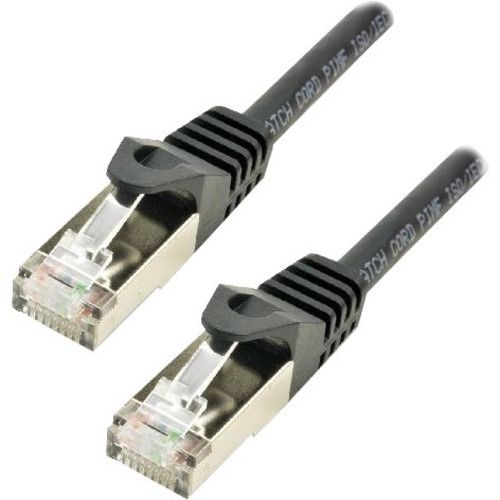 MCL - Cordon de raccordement - RJ-45 (M) pour RJ-45 (M) - 2 m - 6.2 mm - S/FTP - CAT 7 - moulé, sans crochet, sans halogène - noir