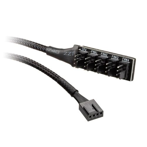 Akasa Compatible Flexa Fp5h Pwm Splitter Hub - Schwarz
