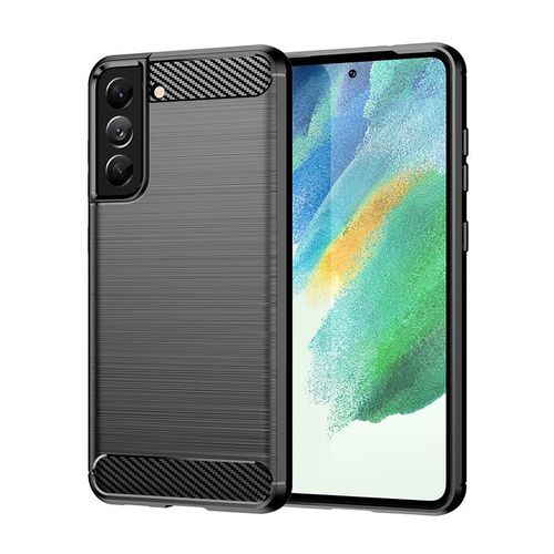 Coque De Téléphone Portable Ultra-Mince, Nior Étui En Fiber De Carbone Brossé, Léger Et Entièrement Protégé, Pour Samsung S21 Ultra