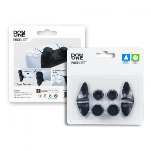 Don One Compatible - P5000 Black - Ps5 Controller Trigger Kit Thumb G