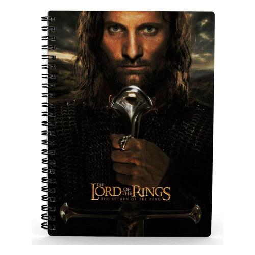 Le Seigneur Des Anneaux - Effet 3d Aragorn - Cahier