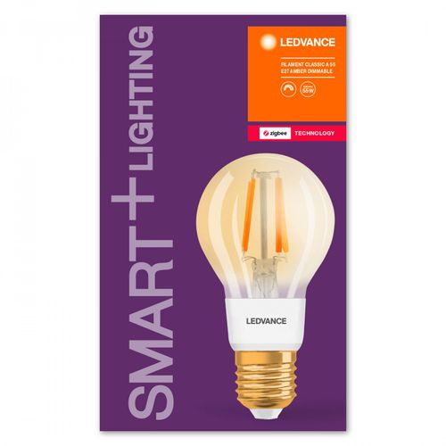 Ledvance - Smart+ Clear Filament Gold E27 Light Bulb Zigbee