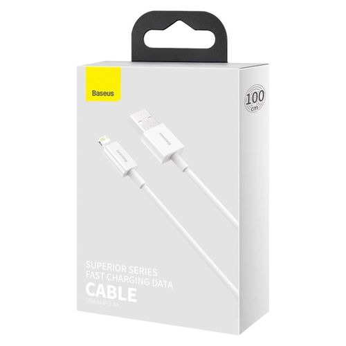 Baseus Lightning Superior Series Cable, Fast Charging, Data 2.4a, 1m
