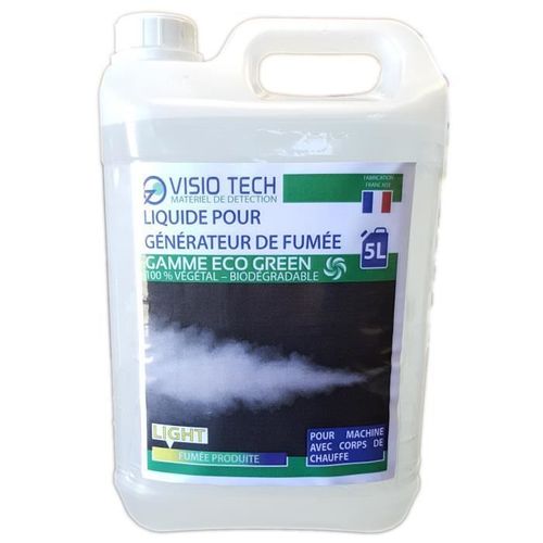 VISIO TECH - Liquide pour générateur de fumée - Light 5L