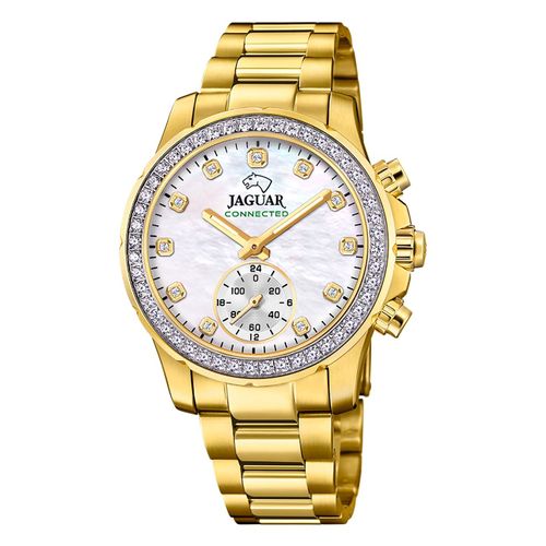 Montre Femme Jaguar Acier Inoxydable Doré Montre Bracelet Connectée Jaguar Uj983/1