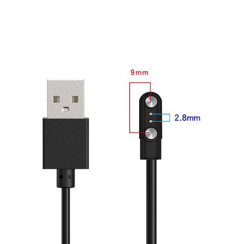 Adaptateur De Chargeur Usb Smartwatch S6 Câble De Charge Pour Adultes Et Enfants Accessoires De Fil De Charge D'alimentation 2 Broches 4 Broches