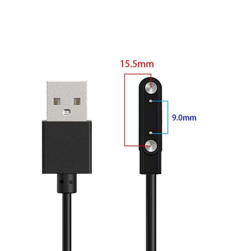 Adaptateur De Chargeur Usb Smartwatch S6 Câble De Charge Pour Adultes Et Enfants Accessoires De Fil De Charge D'alimentation 2 Broches 4 Broches