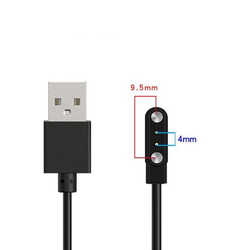 Adaptateur De Chargeur Usb Smartwatch S6 Câble De Charge Pour Adultes Et Enfants Accessoires De Fil De Charge D'alimentation 2 Broches 4 Broches