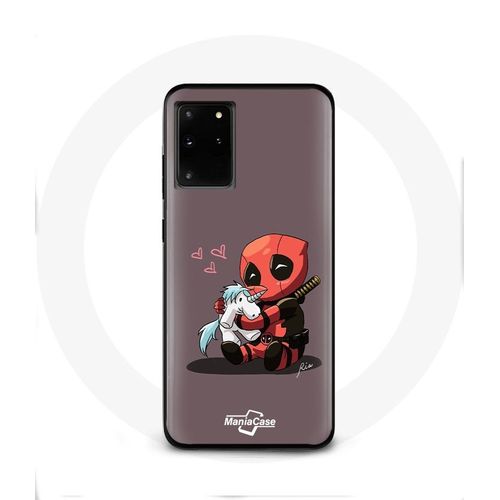 Coque Pour Samsung Galaxy S11 Plus Deadpool Unicorn Licorne