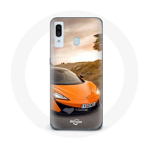 Coque Pour Samsung Galaxy A30 Formule 1 Mclaren F1 Orange