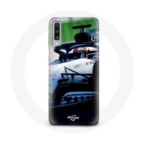 Coque Pour Samsung Galaxy A50 Formule 1 Pierre Gasly Pilote F1 Blanc