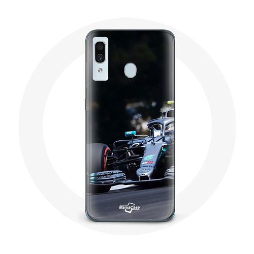 Coque Pour Samsung Galaxy A30 Formule 1 Valtteri Bottas Pilote Automobile F1 Noir