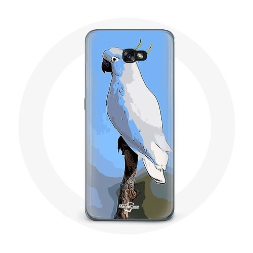 Coque Pour Samsung Galaxy A5 2017 Cacatoès Perroquets Blanc Oiseaux