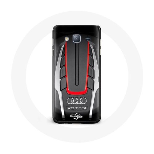 Coque Pour Samsung Galaxy Grand Prime Audi S8 Logo Rouge