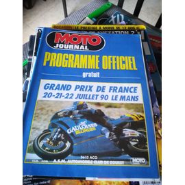Programme Officiel Grand Prix De France Moto 1990