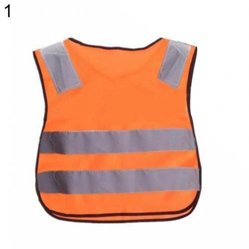 rouge-orange - Gilet de cyclisme réfléchissant sans fil, sac de