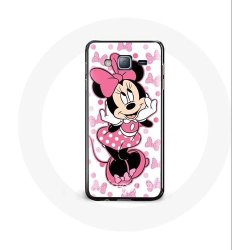 Coque Pour Samsung Galaxy Grand Prime Minnie Mouse Dessin Animé Mignon Rose