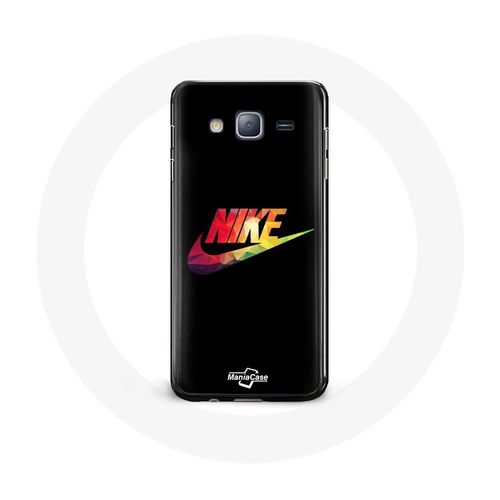 Coque Pour Samsung Galaxy Grand Prime Nike Logo Couleur Fond Noir