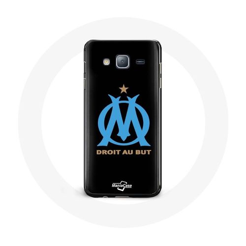 Coque Pour Samsung Galaxy Grand Prime Logo Olympique De Marseille Fond Noir