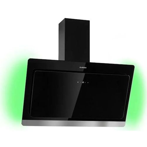 Hotte aspirante - Klarstein Aurora Eco 90 - 550 m³/h - 90 cm - éclairage LED - Noir