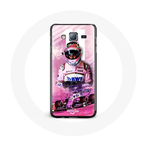 Coque Pour Samsung Galaxy Grand Prime Formule 1 Sergio Pérez Pilote De F1 Rose