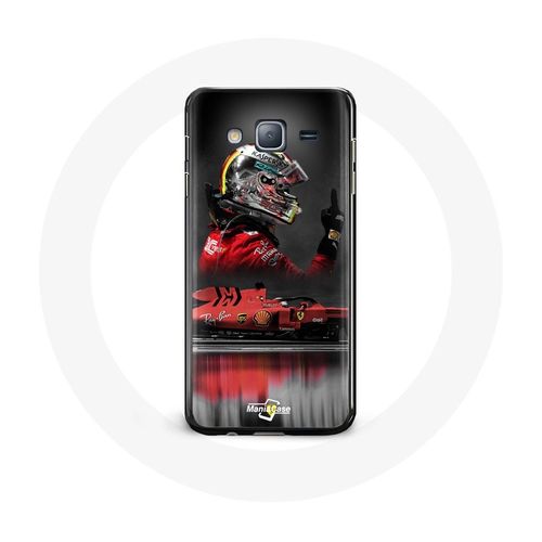 Coque Pour Samsung Galaxy Grand Prime Formule 1 Sebastian Vettel Pilote Automobile F1 Rouge