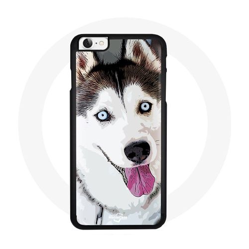 Coque Pour Iphone 5/5s Chien Husky Yeux Bleu
