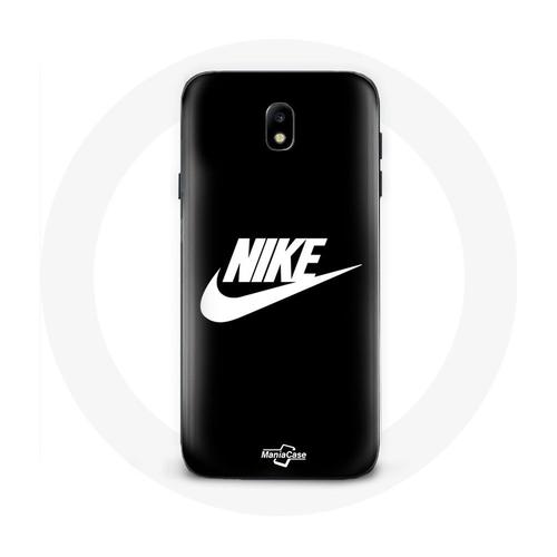 Coque Pour Samsung Galaxy S4 Nike Logo Blanc Fond Noir