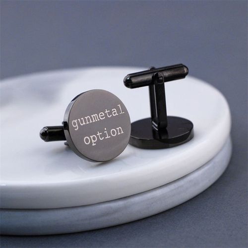 Boutons De Manchette Personnalisés Avec Nom Gravé Pour Hommes, En Acier Inoxydable, Rond, Avancé, Pour Chemise, Bijoux