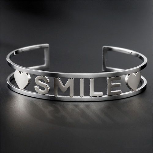 Bracelet Personnalisé Avec Lettres Et Nom Pour Homme Et Femme, Bijoux De Noël En Acier Inoxydable, Doré, Cadeau