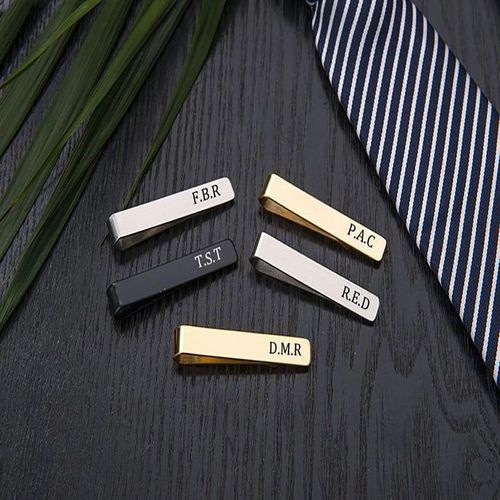 Pince À Cravate Personnalisée En Acier Inoxydable Pour Hommes, Costume, Nom Personnalisé, Logo, Clip De Cravate, Boucle, Accessoires, Cadeau Pour Papa, Usage Professionnel