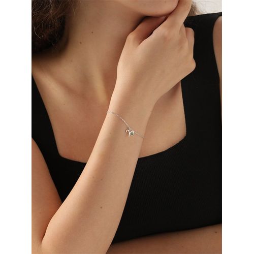 Bracelet Personnalisé Du Zodiaque En Acier Inoxydable, Bijou D'astrologie, Argent Et Or Rose