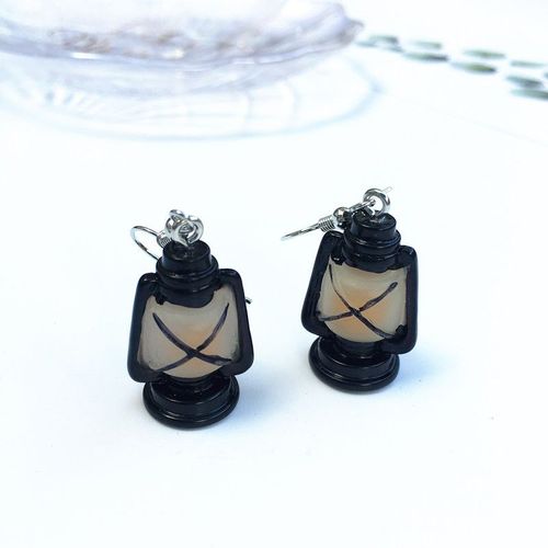 Boucles D'oreilles En Résine Pour Femmes, Mini Appareil Radio Tv, Créatif, Personnalisé, Mobile, Fait À La Main, Bricolage, Cadeau De Bijoux