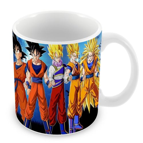 Mug Céramique Tasse Dragon Ball Évolution De Son Goku Kakarot Enfant Adulte Super Guerrier Saiyan