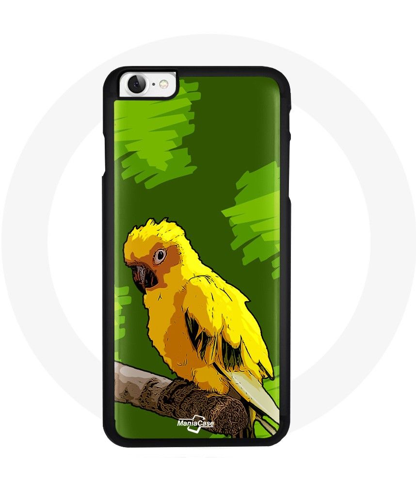 Coque Pour Iphone 6 Plus Perruche Jaune